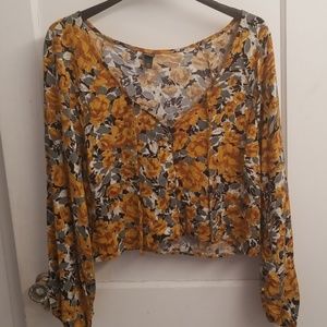 Floral crop top